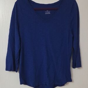 Chico's Royal Blue Long Sleeve Top